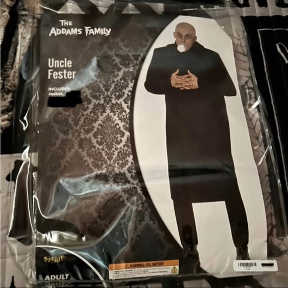 Spirit Uncle Fester Costume - Black - Picture 1 of 5